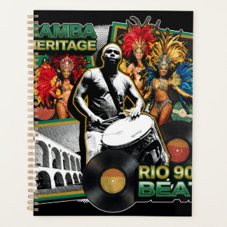 Vintage Samba Cultuur Erfgoed Rio de Janeiro Planner
