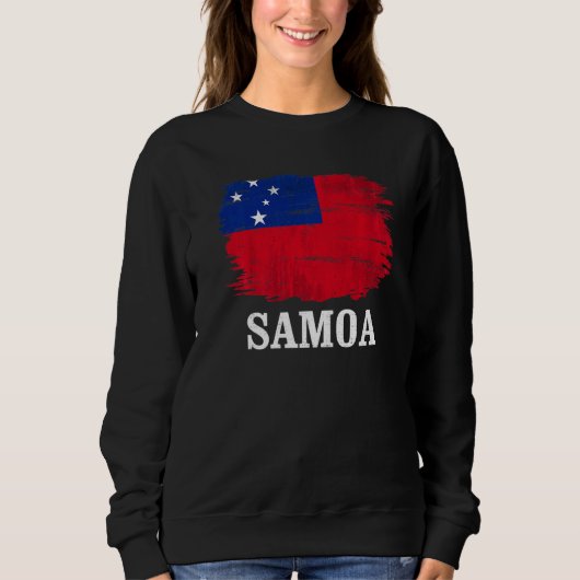 Vintage Samoa-vlag voor Samoaan Trui (Voorkant)