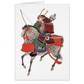 Vintage Samurai op Horseback, c. 1878