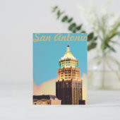 Vintage San Antonio Travel Briefkaart (Staand voorkant)