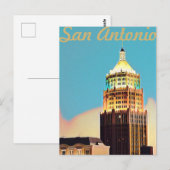 Vintage San Antonio Travel Briefkaart (Voorkant / Achterkant)