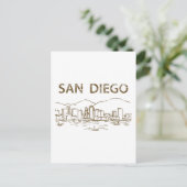 Vintage San Diego Briefkaart (Staand voorkant)