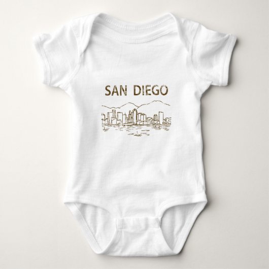 Vintage San Diego Romper (Voorkant)