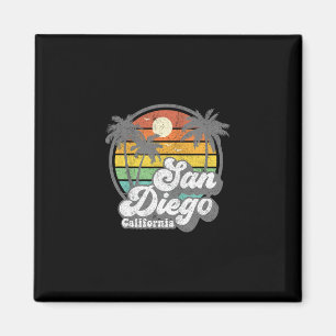Vintage San Diego Strand Californië Surfen Retro S Magneet