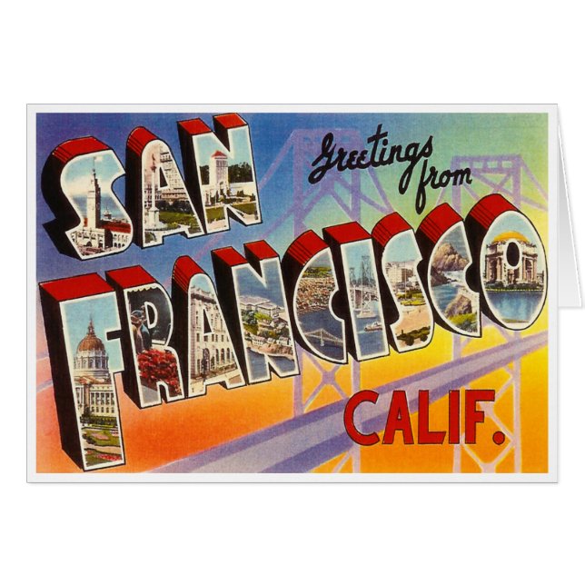 Vintage San Francisco (Voorkant Horizontaal)