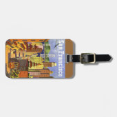 Vintage San Francisco Bagagelabel (Voorkant horizontaal)