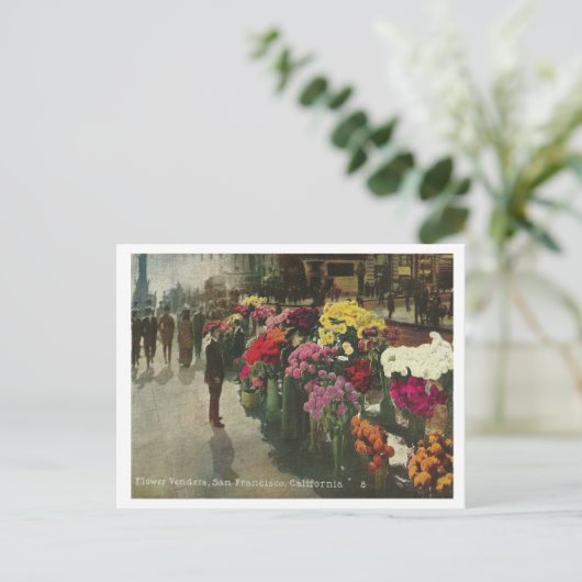 Vintage San Francisco Briefkaart (Staand voorkant)