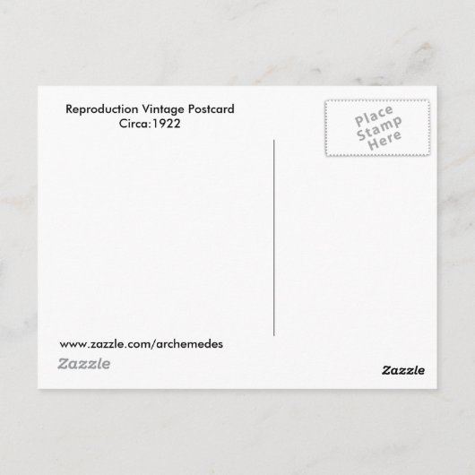 Vintage San Francisco Briefkaart (Achterkant)