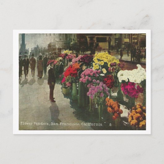 Vintage San Francisco Briefkaart (Voorkant)