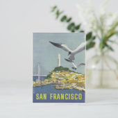Vintage San Francisco Briefkaart (Staand voorkant)
