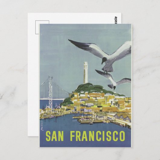 Vintage San Francisco Briefkaart (Voorkant / Achterkant)