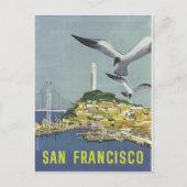 Vintage San Francisco Briefkaart (Voorkant)