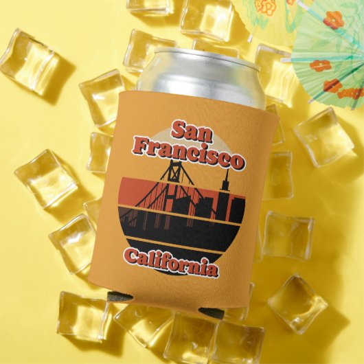 Vintage San Francisco California Blikjeskoeler (Insitu Zomer)