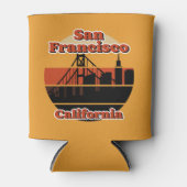 Vintage San Francisco California Blikjeskoeler (Voorkant)