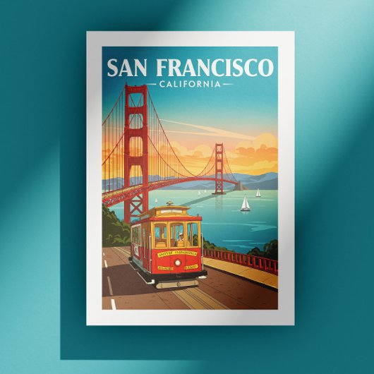 Vintage San Francisco California Briefkaart
