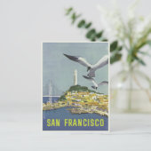Vintage San Francisco California Coit Tower Briefkaart (Staand voorkant)