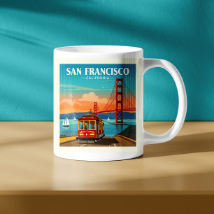 Vintage San Francisco California Koffiemok