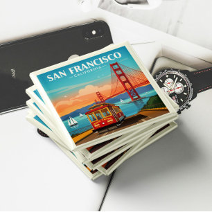 Vintage San Francisco California Magneet