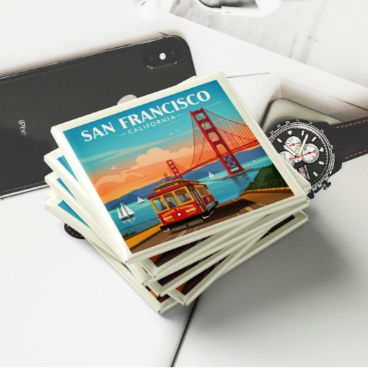 Vintage San Francisco California Magneet
