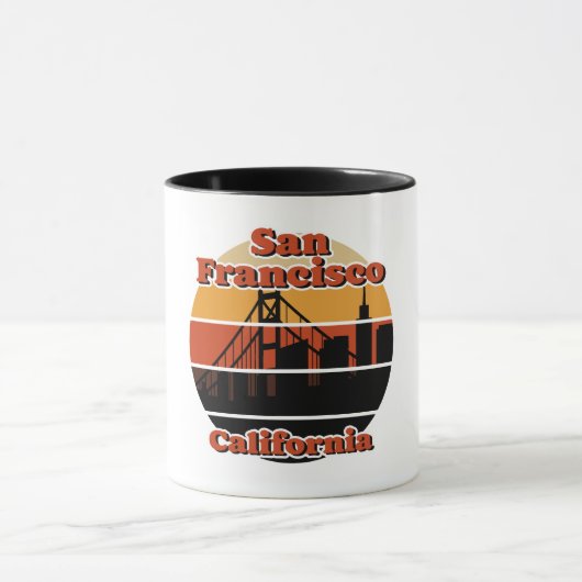 Vintage San Francisco California Mok (Midden)
