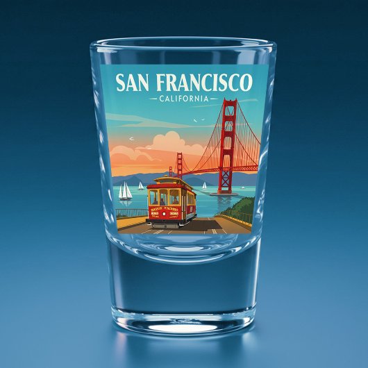 Vintage San Francisco California Shot Glas