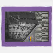 Vintage San Francisco Fleece Blanket Deken (Voorkant (Horizontaal))