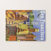 Vintage San Francisco Legpuzzel (Horizontaal)