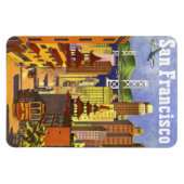 Vintage San Francisco Magneet (Horizontaal)