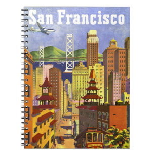 Vintage San Francisco Notitieboek
