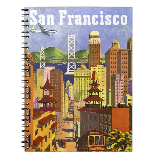 Vintage San Francisco Notitieboek (Voorkant)