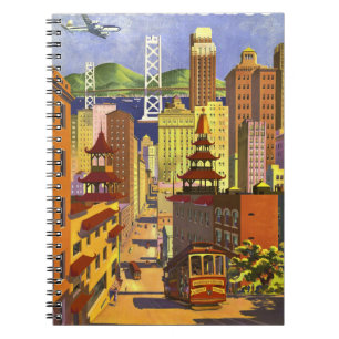 Vintage San Francisco Notitieboek