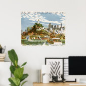 Vintage San Francisco Poster (Thuiskantoor)