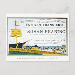 Vintage San Francisco Poster Reis Briefkaart