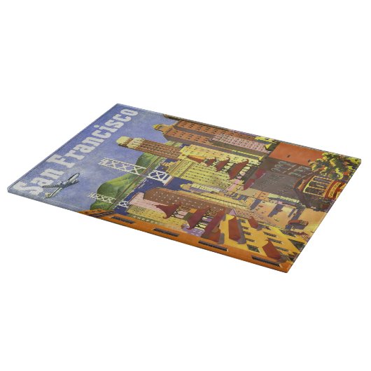 Vintage San Francisco Snijplank (Hoek)