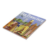 Vintage San Francisco Tegeltje (Zijkant)