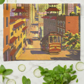 Vintage San Francisco Theedoek (Gevouwen)