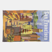 Vintage San Francisco Theedoek (Horizontaal)
