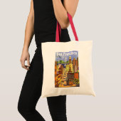 Vintage San Francisco Tote Bag (Voorkant (product))