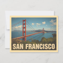 Vintage San Francisco Travel Briefkaart