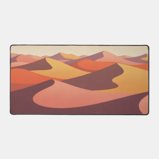 Vintage Sand Waves Bureaumat (Voorkant)