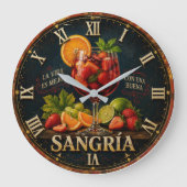 Vintage Sangria Grote Klok (Voorkant)