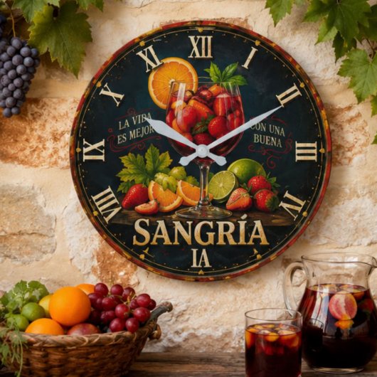 Vintage Sangria Grote Klok