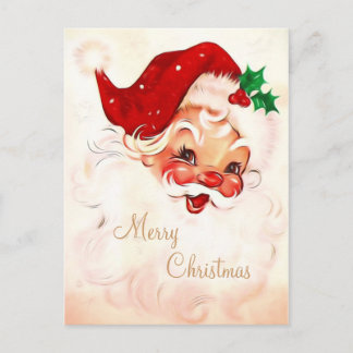 Vintage Santa 4 Briefkaart