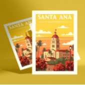 Vintage Santa Ana California Briefkaart