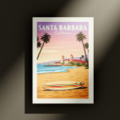Vintage Santa Barbara Californië Briefkaart