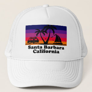 Vintage Santa Barbara Californië Trucker Pet