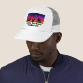 Vintage Santa Barbara Californië Trucker Pet (In situ)