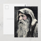 Vintage Santa Briefkaart (Voorkant / Achterkant)