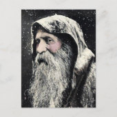 Vintage Santa Briefkaart (Voorkant)