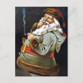 Vintage Santa Briefkaart (Voorkant)
